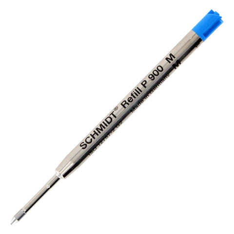 Schmidt P900M Medium Blue Ballpoint Pen Refill Parker Style Made in Germany