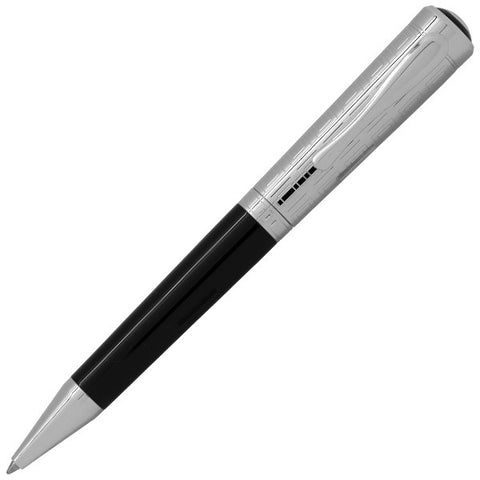 5280 Aspen Rhodium and Black Ballpoint Pen