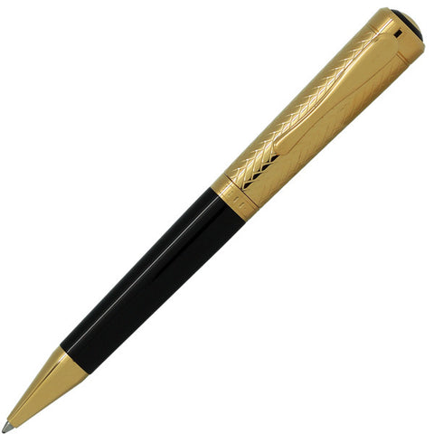 5280 Aspen Yellow Gold and Black Ballpoint Pen