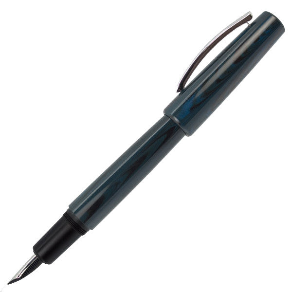 5280 Blue Ebonite Fine Fountain Pen w/14kt Gold Nib