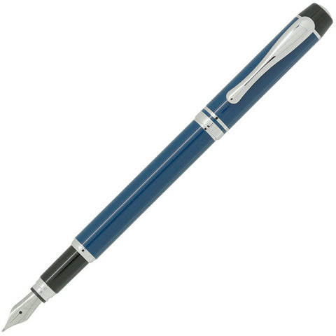 5280 Ambassador Blue/Silver Medium Fountain Pen