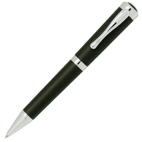 5280 Aspen Matte Carbon Fiber w/Rhodium Ballpoint Pen