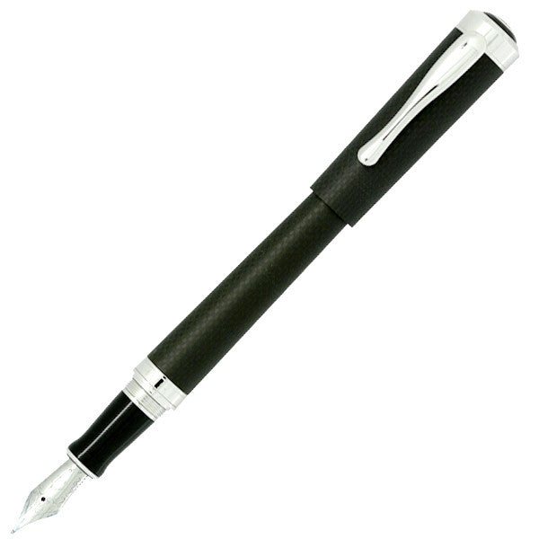 5280 Aspen Matte Carbon Fiber w/Rhodium Medium Fountain Pen