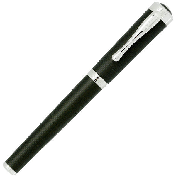 5280 Aspen Matte Carbon Fiber w/Rhodium Roller Ball Pen